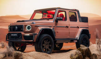 New Brabus XL 800 Cabrio - front 3/4 roof down